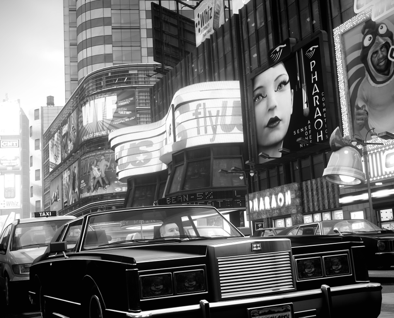 Illustration for article titled Grand Theft Auto IV Looks Marvelous in Black and White